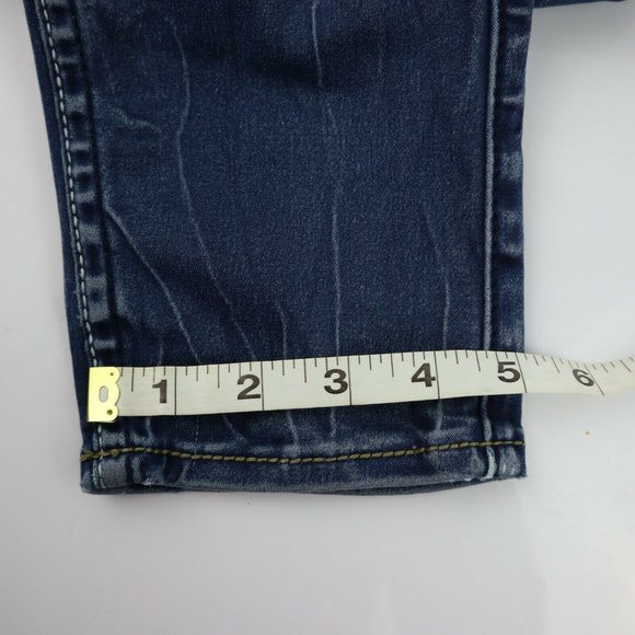 ReRock For Express Blue Denim Womens Size 6 Regular Low Rise Legging - Picture 12 of 12
